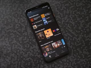 Spotify on the Pixel 4 XL