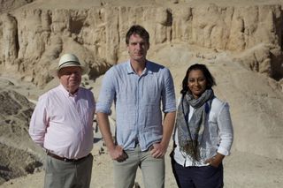 John Sergeant, Dan Snow and Raksha Dave in and Tutankhamun With Dan Snow