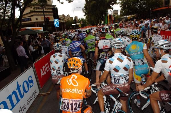 The rider's wait for the off