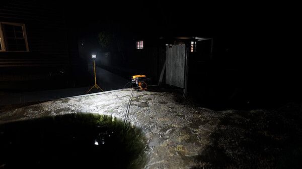 Screenshot from DrainSim game showing water physics in a flooded city