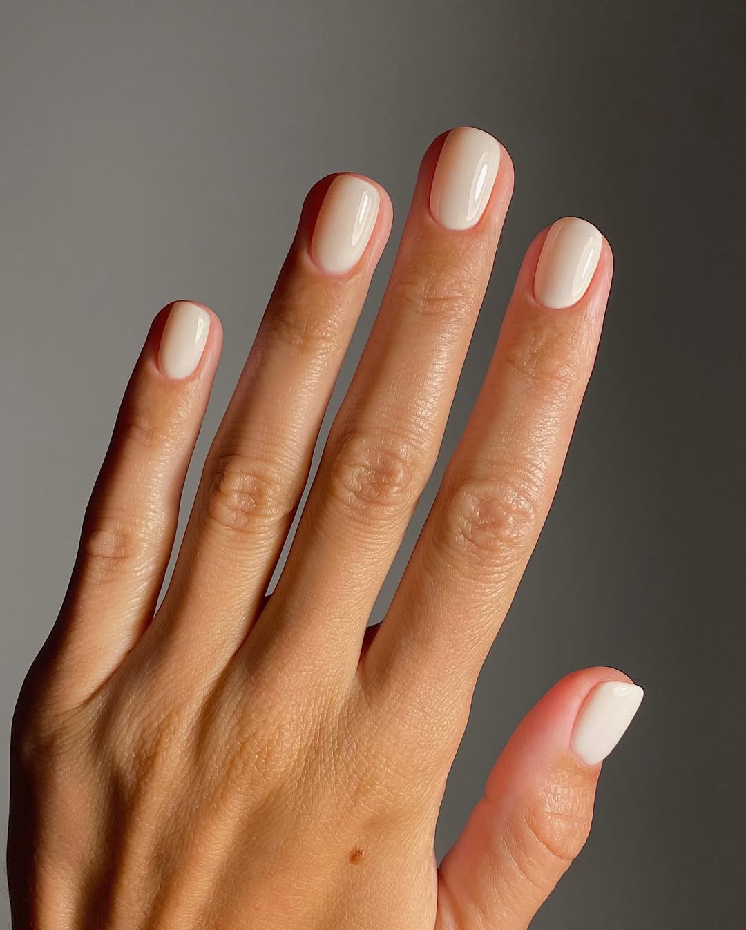 white nails