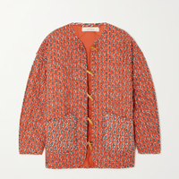 DÔEN + NET SUSTAIN Tours quilted printed organic cotton jacket - £248.77 at Net-A-Porter