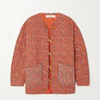 DÔEN + NET SUSTAIN Tours quilted printed organic cotton jacket - £248.77 at Net-A-Porter