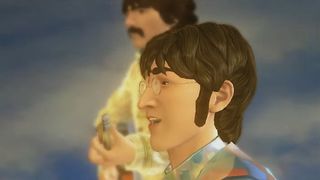 John Lennon as he appears in The Beatles: Rock Band