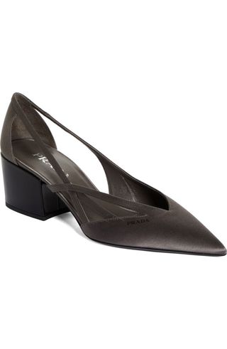 Runway-Pumps mit spitzer Zehenpartie