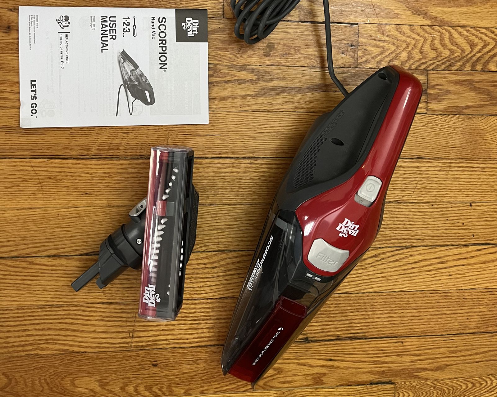 Dirt Devil Scorpion+ Hand Vacuum review Real Homes