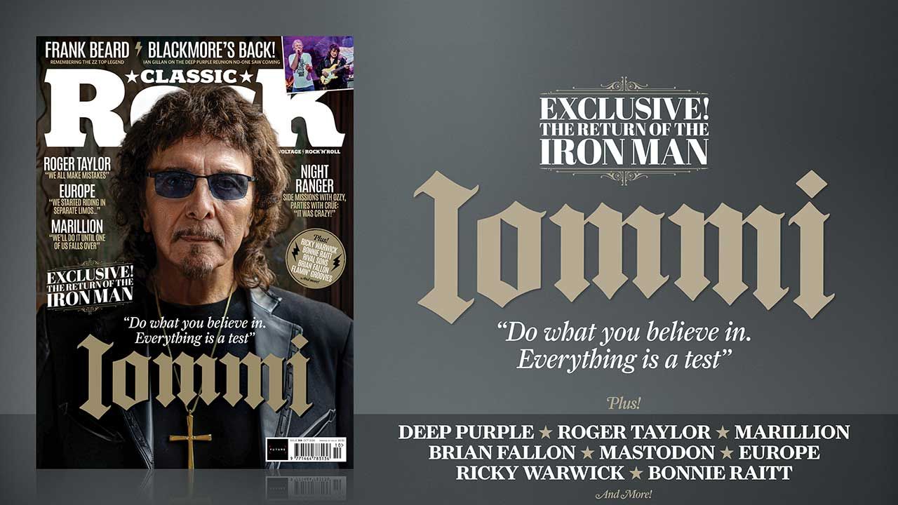 The cover of Classic Rock 358, featuring Tony Iommi