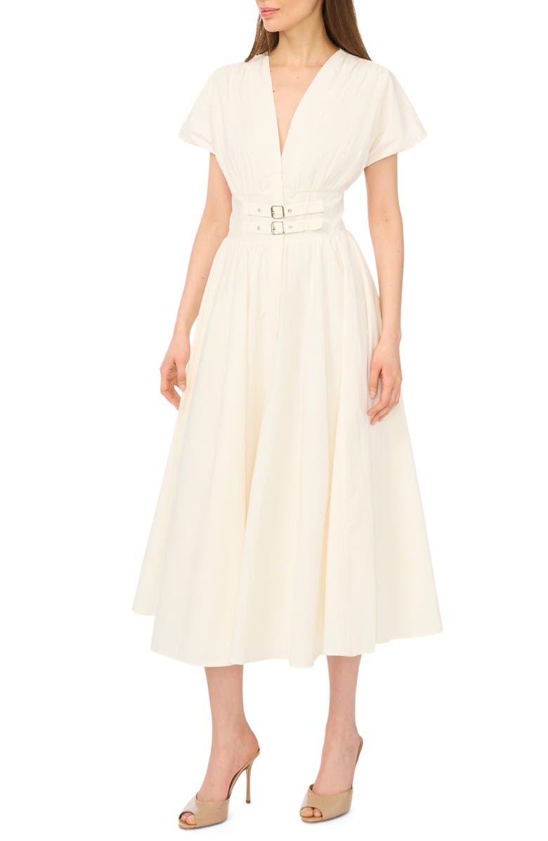 Double Belt Midi Dress