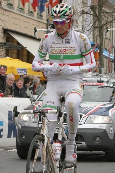 Filippo Pozzato (Katusha) barely put up a fight and finished 24 minutes down.
