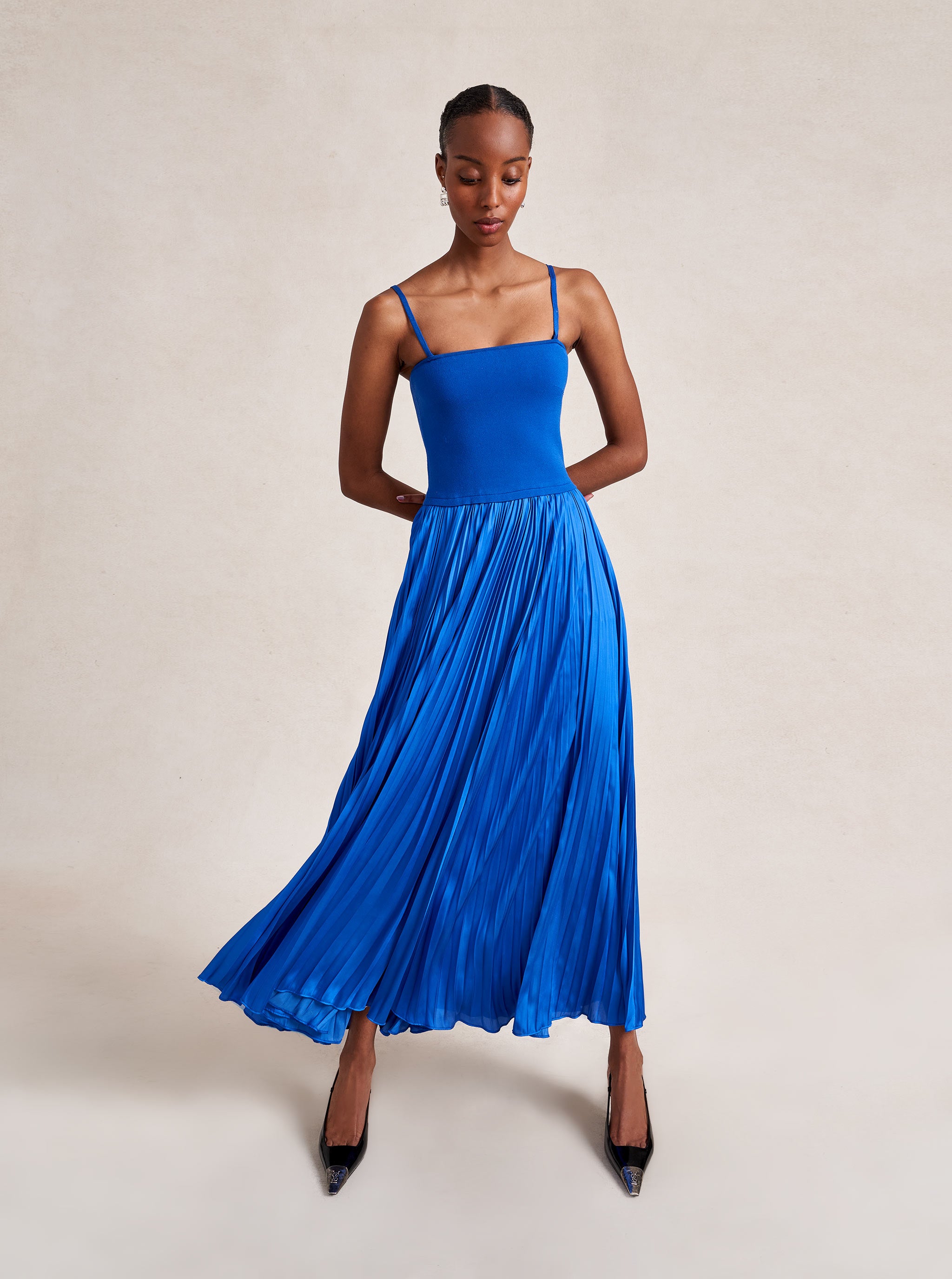 Estelle Dress Xxs in Blue