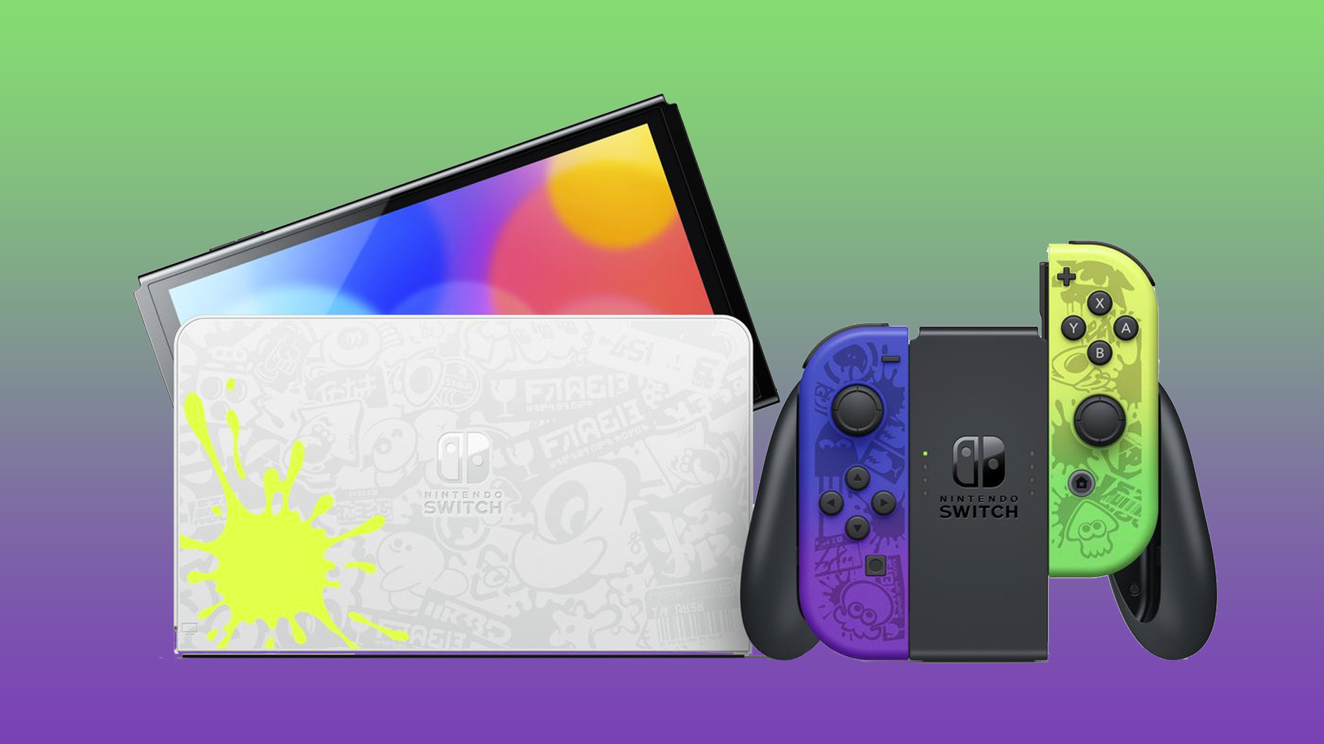 Consola de jogos Nintendo Switch OLED Splatoon 3 (versão japonesa)