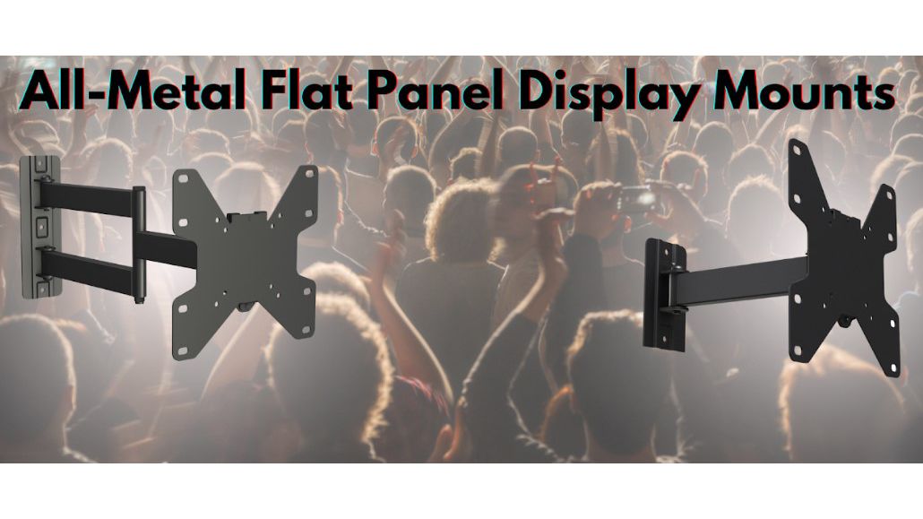 New flat panel display mounts from Crimson.