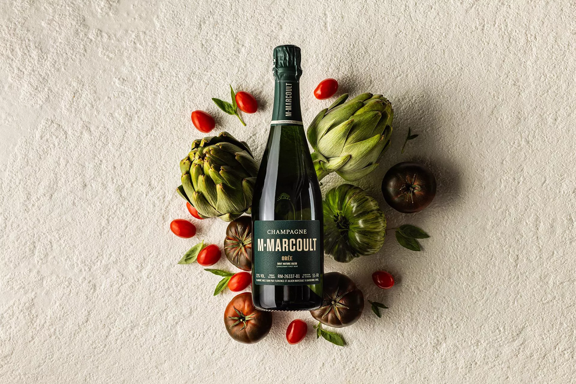 Champagne M-Marcoult Or&amp;eacute;e Brut Nature.
