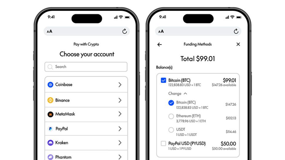 PayPal Pay with Crypto