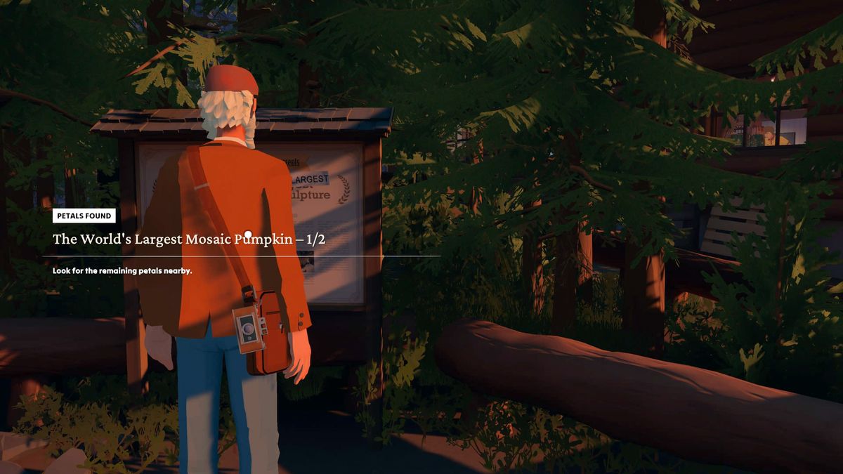 A screenshot from Forever Ago, an indie adventure game
