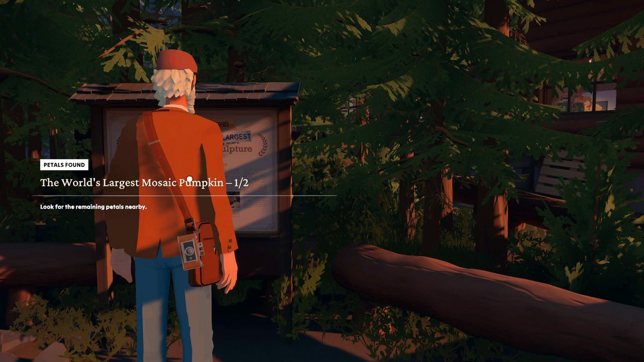 A screenshot from Forever Ago, an indie adventure game