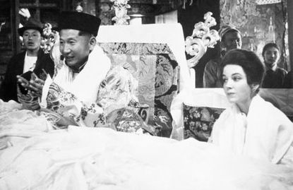 Hope Cook and Palden Thondup Namgyal, King of Sikkim, 1963