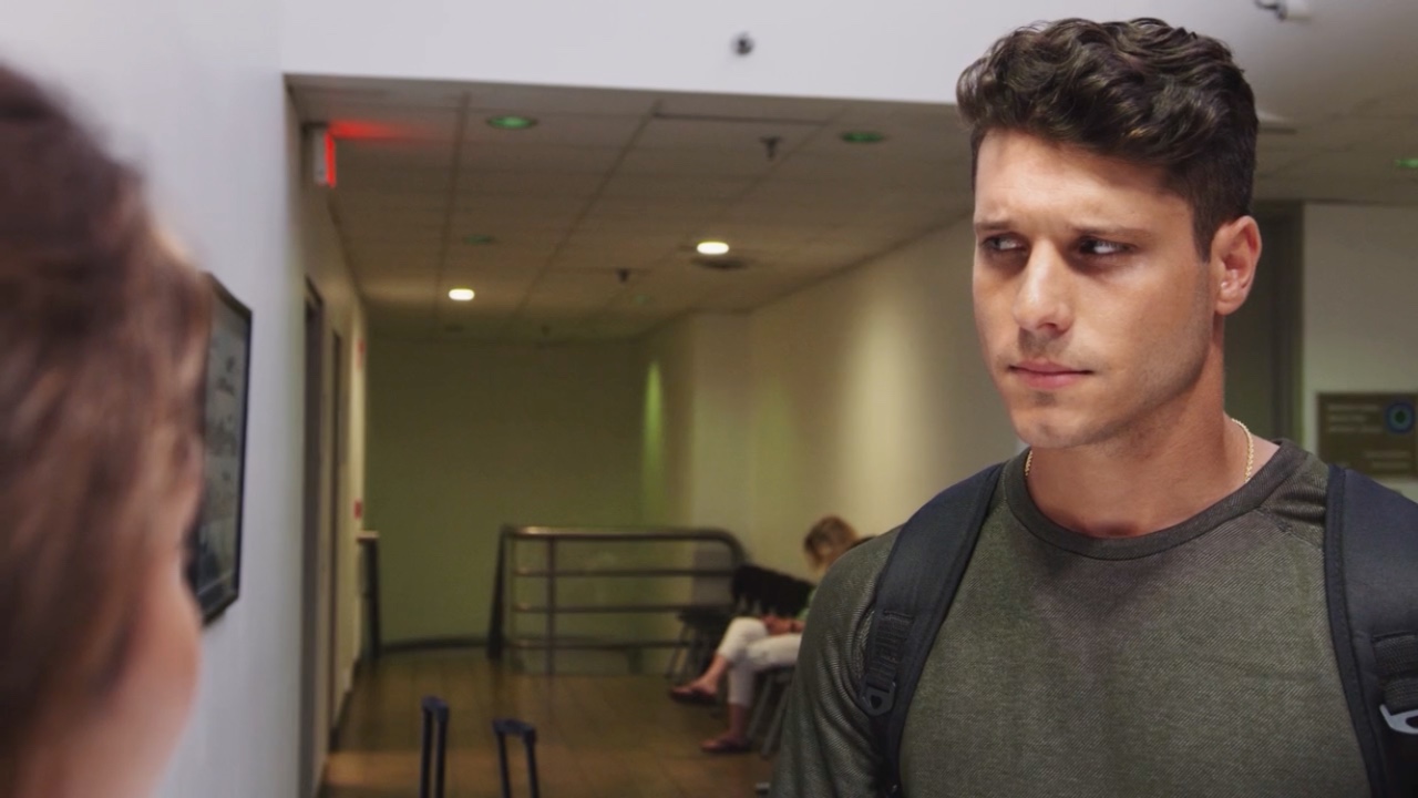 Cody Calafiore looking confused in The Maltese Holiday