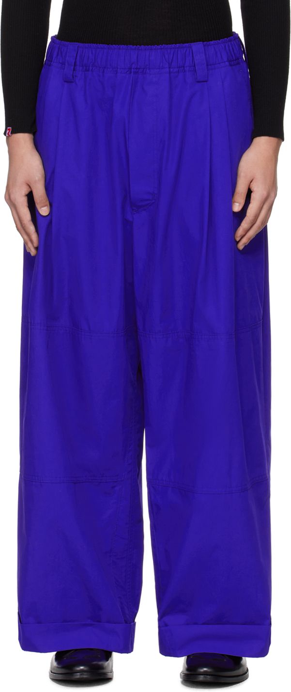 Blue Drawstring Trousers