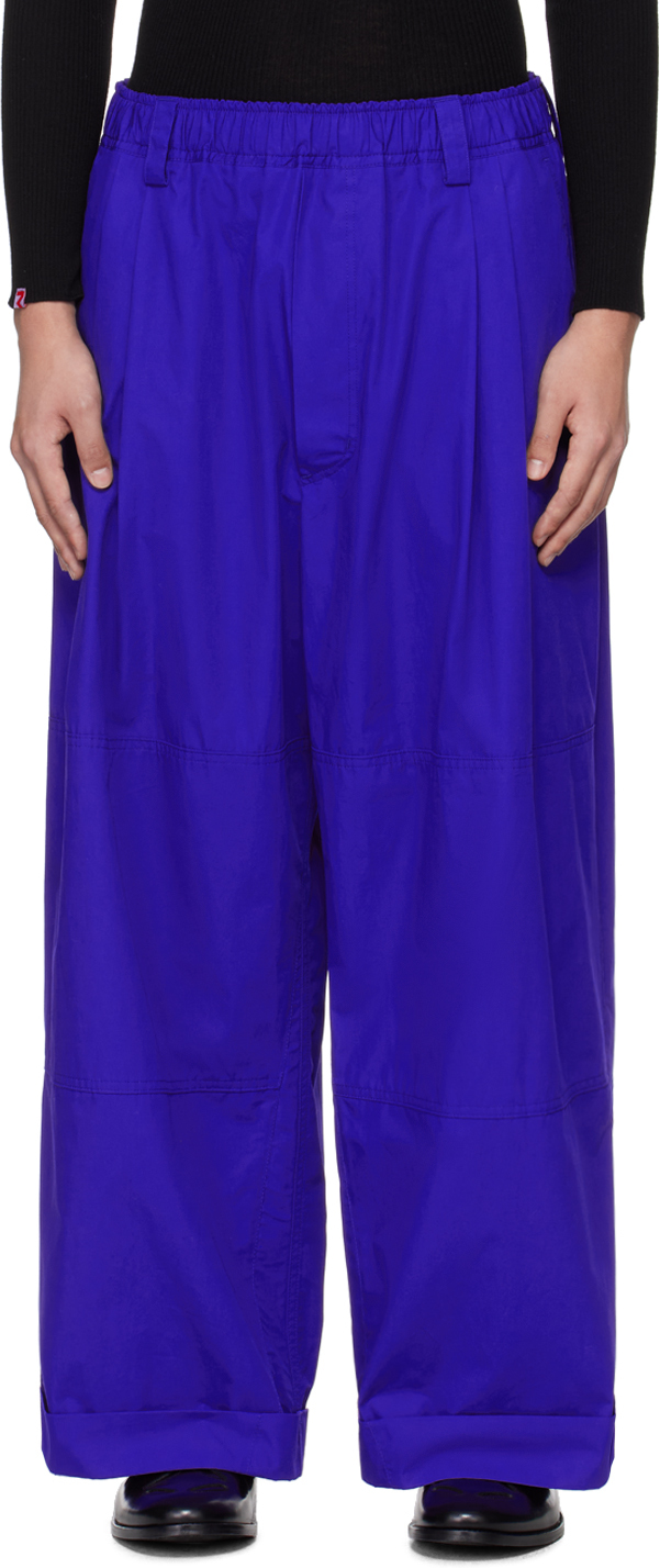 Blue Drawstring Trousers