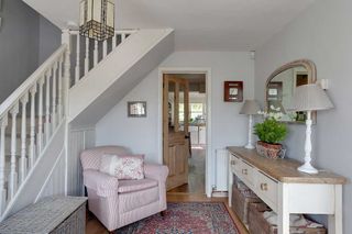 country style hallway in a victorian cottage