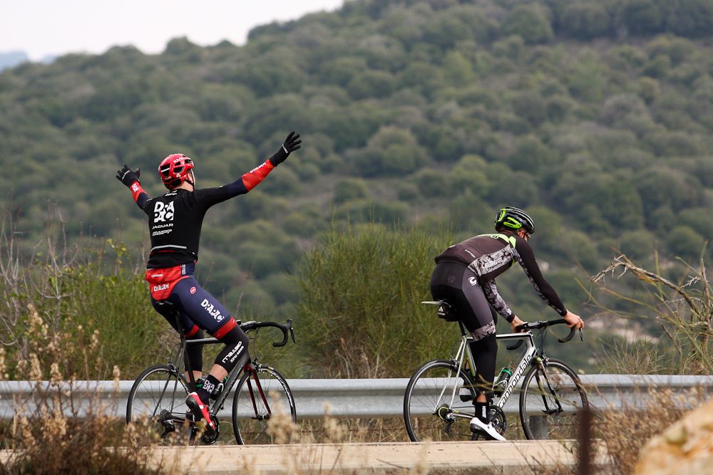 Jason Lowndes expresses his enthusiasm for the terrain.