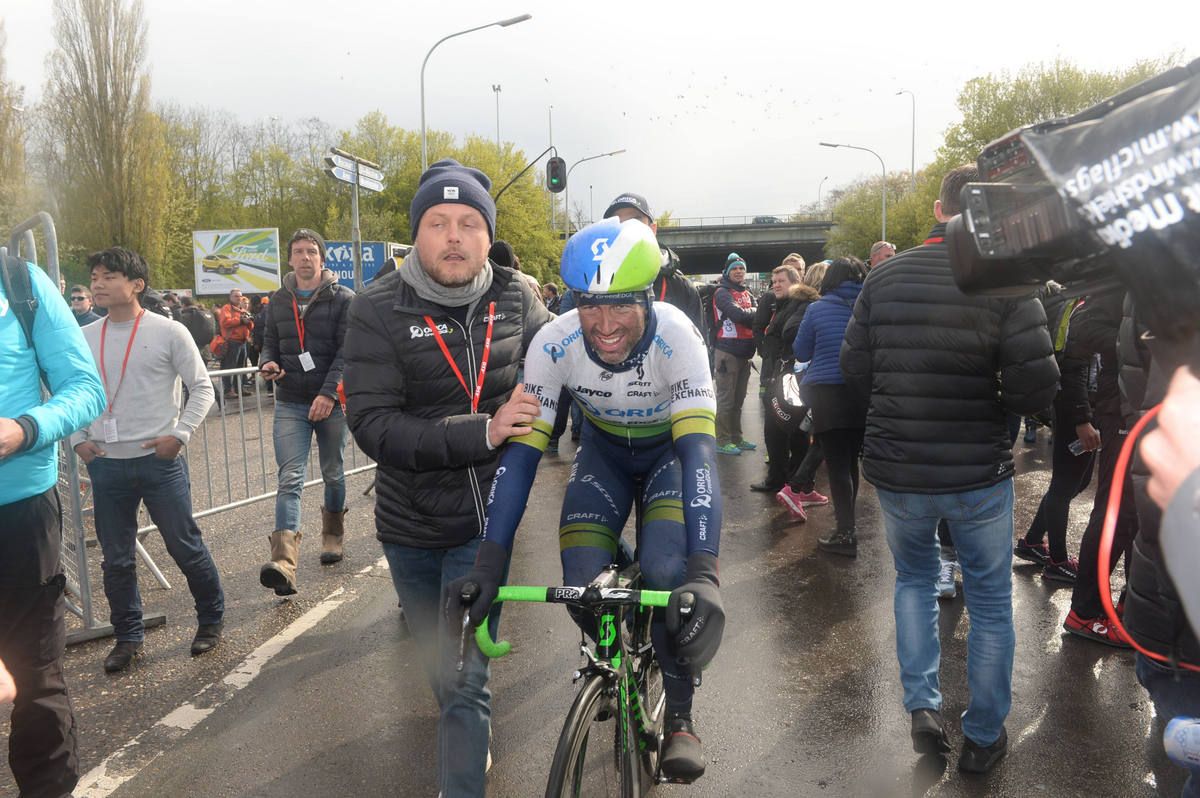Michael Albasini after the race
