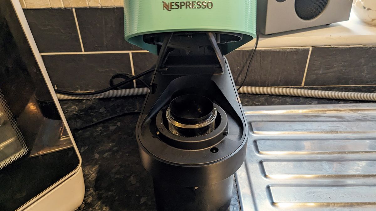 Nespresso Vertuo Pop being tested in writer's home