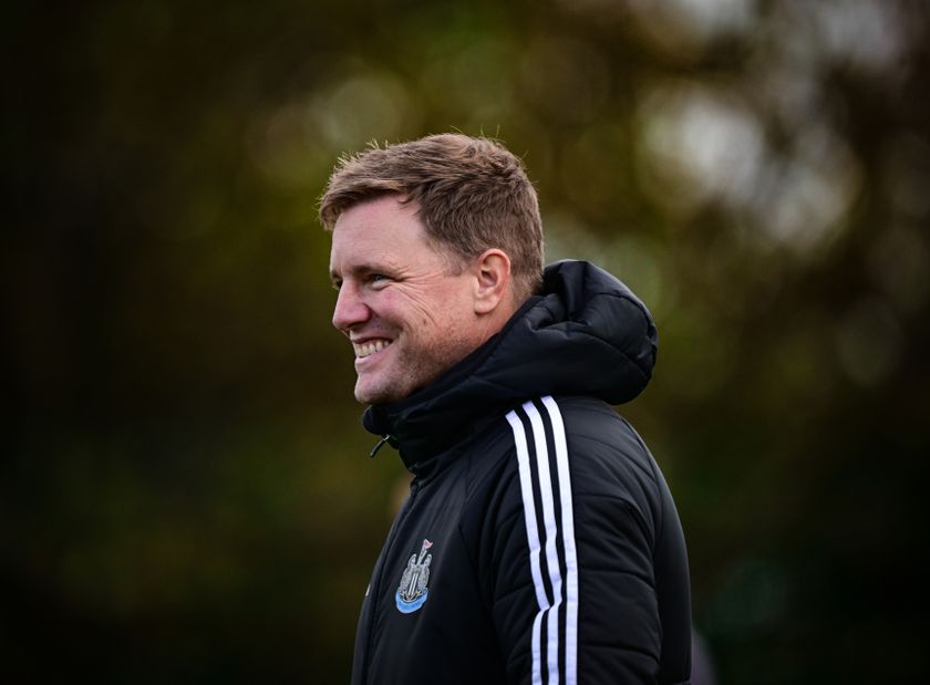 NEWCASTLE UPON TYNE, ENGLAND - OCTOBER 20: The Newcastle United Training Session at the Newcastle United Training Centre on October 20, 2025 in Newcastle upon Tyne, England. (Photo by Serena Taylor/Newcastle United via Getty Images)