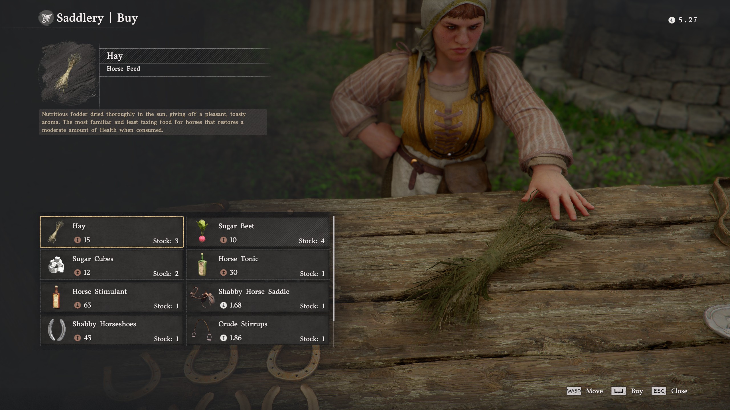 Crimson Desert horse feed