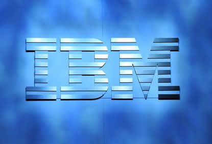 An IBM logo in Las Vegas