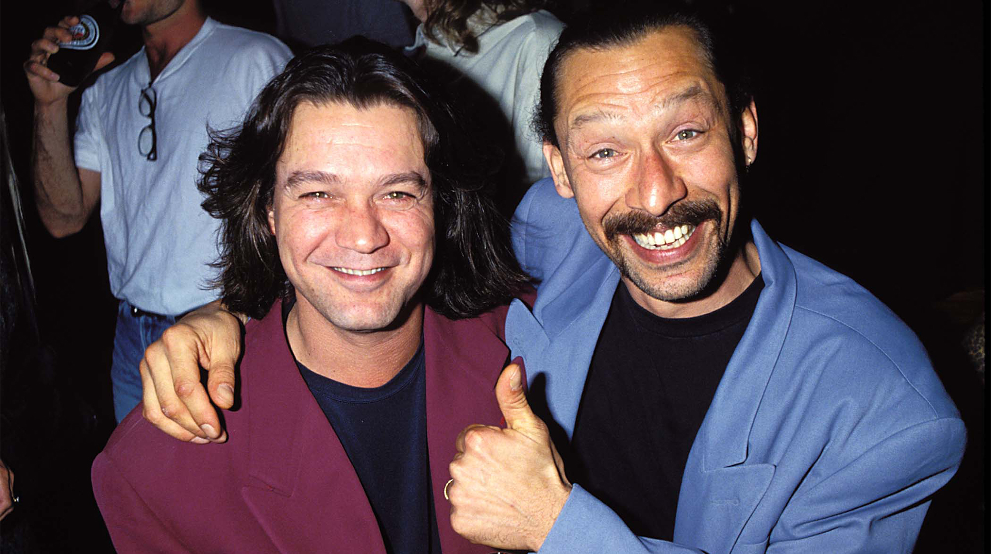 Eddie Van Halen &amp;amp; Alex Van Halen during 1994 Van Halen Golf Tournament in Los Angeles, California, United States.