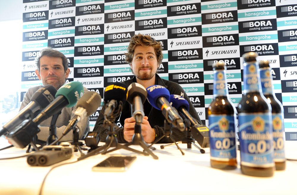 Peter Sagan at the pre-Tour of Flanders press conference