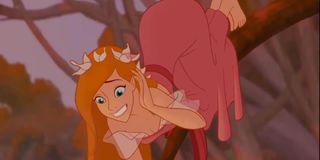 Cartoon Giselle in Enchanted