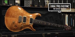PRS Guitars 1984 Samples: Paul Reed Smith took these guitars on the road to secure orders and start the company