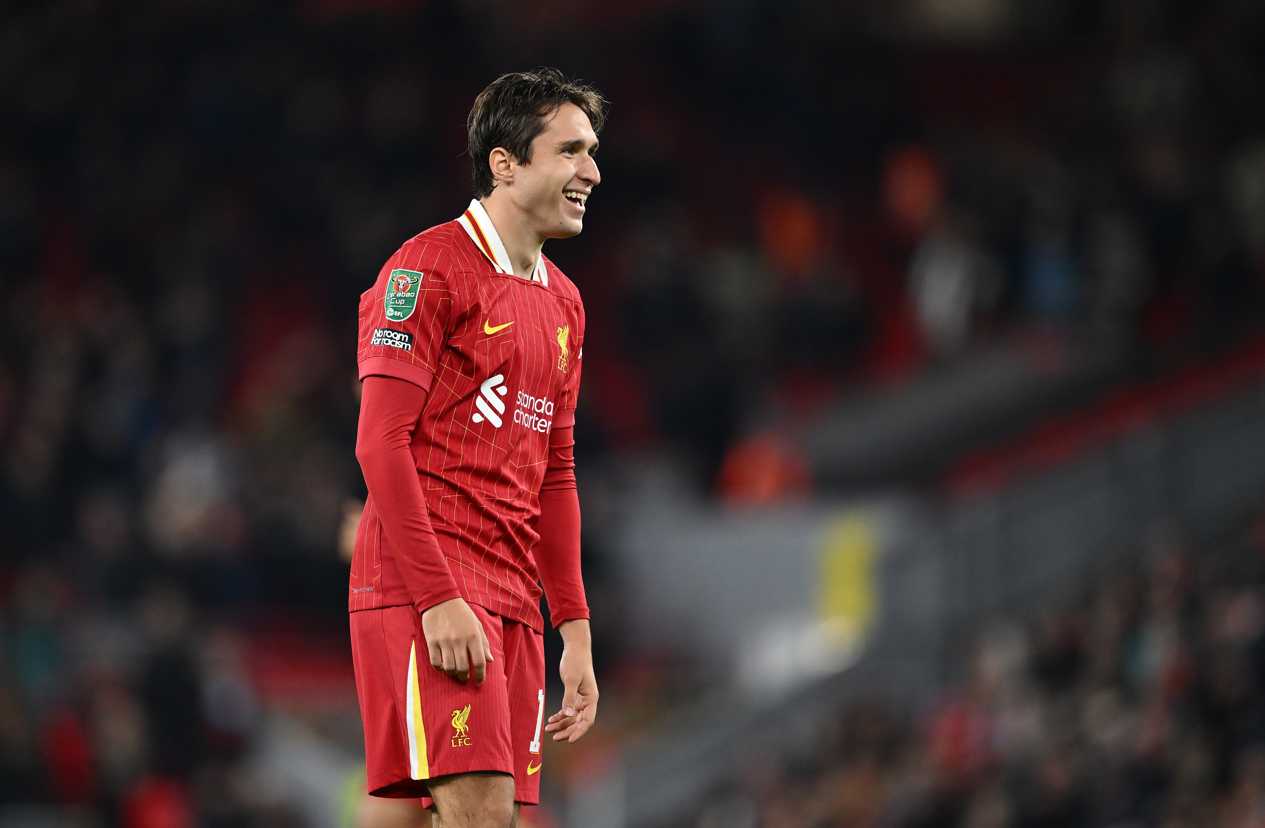 Liverpool forward Federico Chiesa