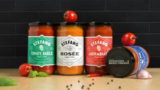Packaging design Stefano's Sauces