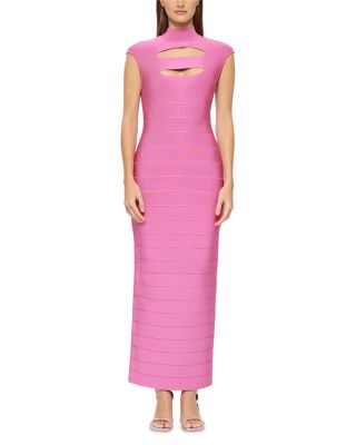 Cutout Bandage Gown
