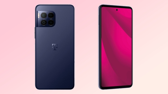 Front and back of T-Mobile Revvl 7 Pro 5G