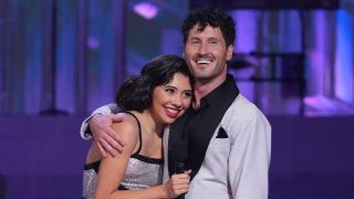 Xochitl Gomez and Val Chmerkovskiy on Dancing with the Stars' Motown Night
