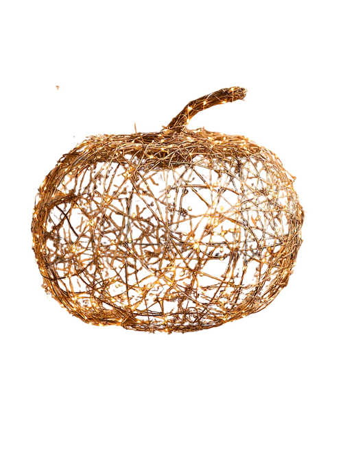 Illuminated Vine Pumpkin