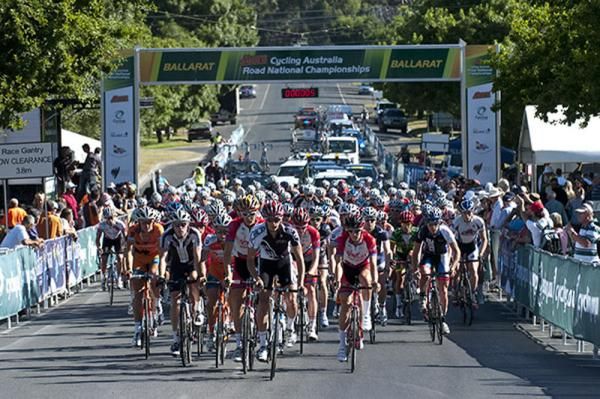 They're away in the National Mens' Under 23 Road Race Championship in Buninyong.