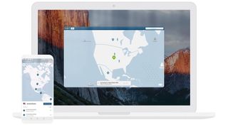 NordVPN on laptop and mobile devices