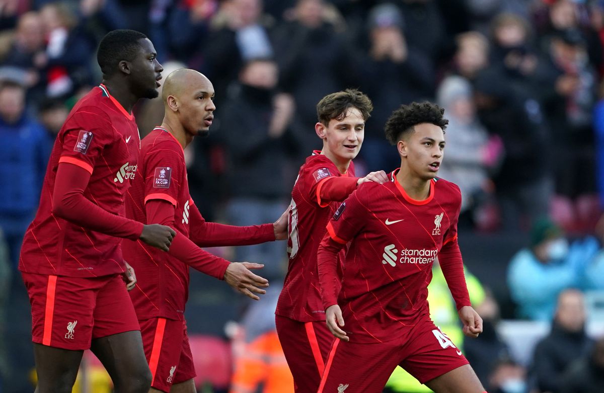 Teenager Kaide Gordon makes Liverpool history in FA Cup win over ...