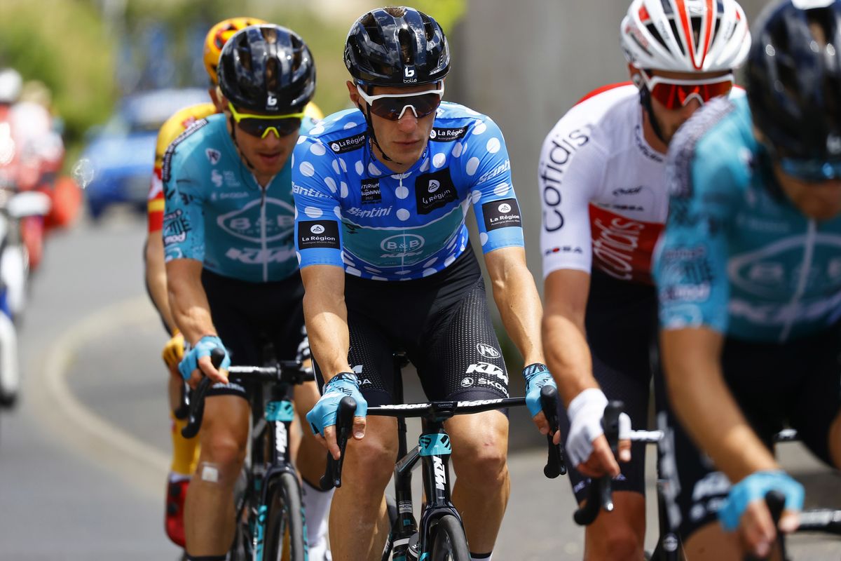 Criterium du Dauphine 2022 - 74th Edition - 3rd stage Saint Paulien - Chastreix Sancy 169 km - 07/06/2022 - Pierre Rolland (FRA - B&amp;B Hotels - KTM) - photo Luca Bettini/SprintCyclingAgency&Acirc;&copy;2022