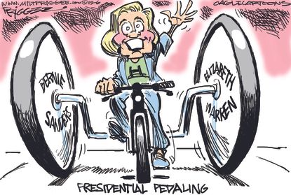 Political cartoon U.S. Hillary Clinton 2016