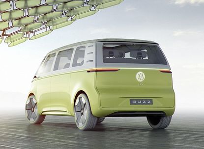 Meet BUDD-E, the self-driving Volkswagen microbus. 