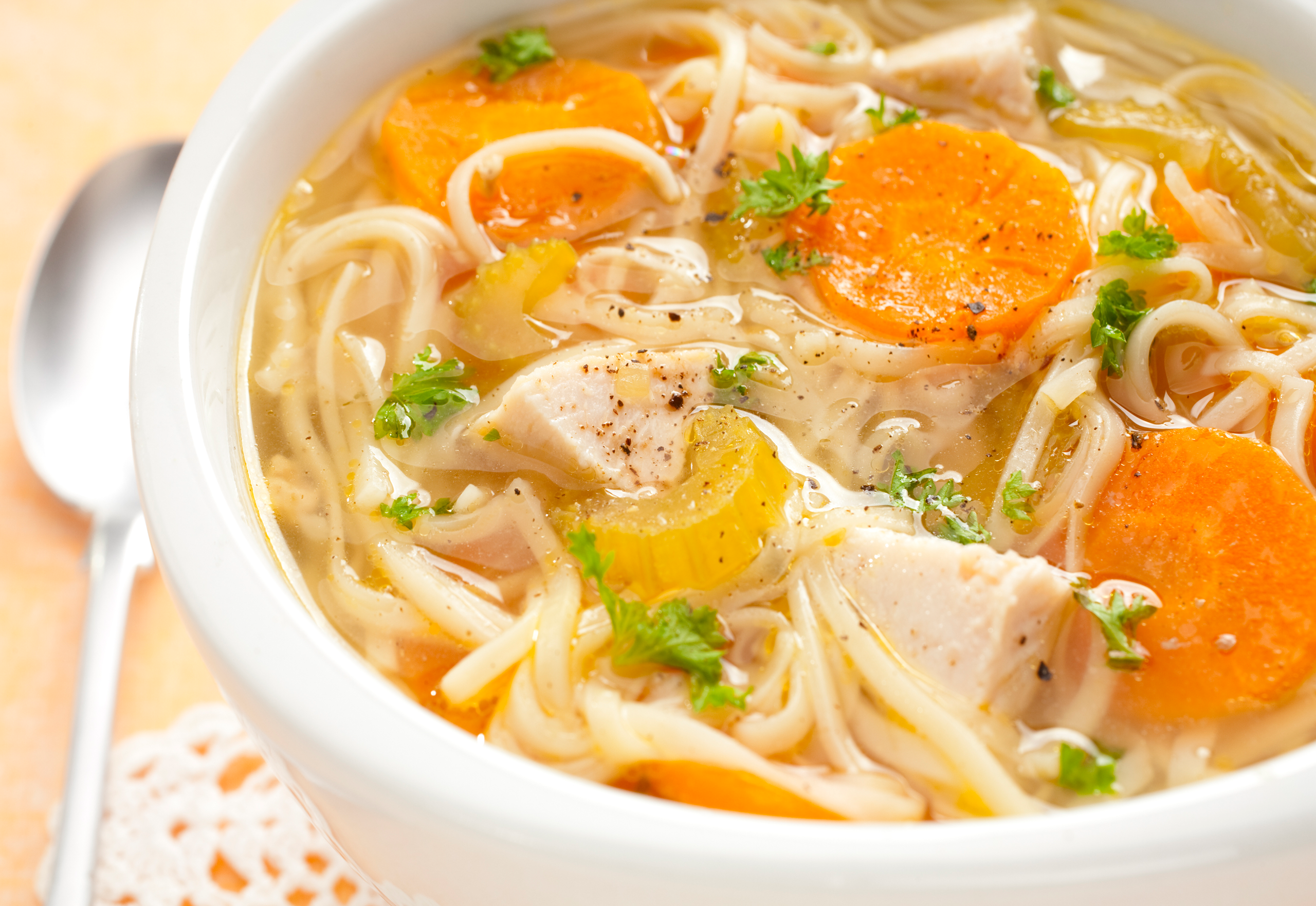 Hairy Bikers' chicken noodle soup recipe