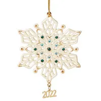 Lenox 2022 Annual Gemmed Snowflake Ornament | was $60.00, now $21.22 at Amazon
