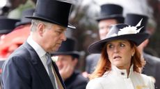 Prince Andrew, Duke of York and Sarah Ferguson, Duchess of York attend day 4 of Royal Ascot at Ascot Racecourse on June 17, 2016 in Ascot, England. 